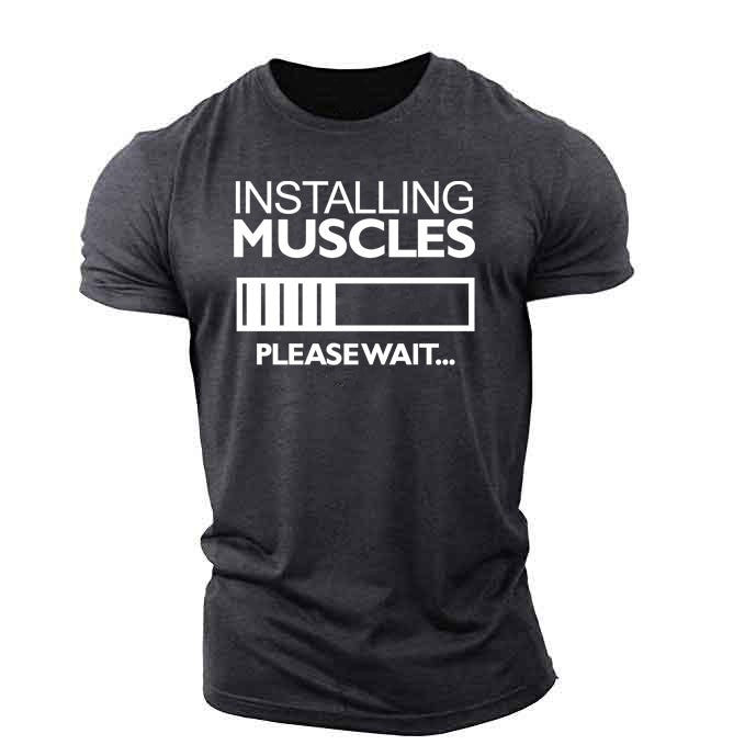Installing Muscles Gym Shirt